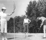 Three women playing golf at Meadowbrook