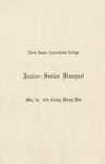 Junior-Senior Banquet Pamphlet by North Texas Agricultural College