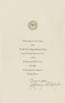 Commencement Exercises Pamphlet by North Texas Agricultural College
