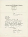 Correspondence from William E. Ryan to Lloyd C. Clark