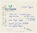 Correspondence by Lloyd C. Clark by Lloyd C. Clark