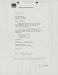 University letter by Madeline Branham