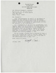 Letter to Bernard by Lloyd C. Clark