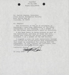 Letter to Mr. Negley by Lloyd C. Clark