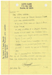Letter to Gerald by Lloyd C. Clark