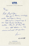 Letter and Scholarship