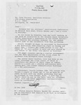 Letter and Photocopies by Lloyd C. Clark