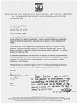 Letter by Lloyd C. Clark