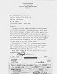 Letter and Check