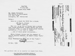 Letter and Check