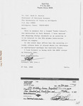 Letter and Check