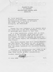 Letter to Laure by Lloyd C. Clark