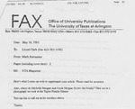 Fax to Lloyd by Mark Permenter