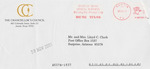 Letter to Lloyd and Jean by Morris Atlas