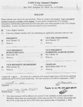 Ballot and Application by Lloyd C. Clark
