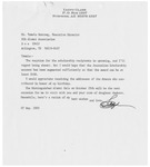 Letter to Tamela
