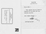 Letter to Anne and Bob by Lloyd C. Clark