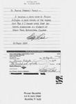Letter and Check by Lloyd C. Clark