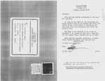 Letter to Carolyn by Lloyd C. Clark