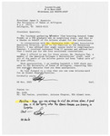Letter to President by Lloyd C. Clark
