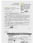 Letter to President by Lloyd C. Clark