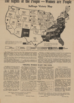 Suffrage Victory Map by The Equal Suffrage League of Virginia