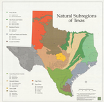 Natural Subregions of Texas by Texas Parks and Wildlife Department