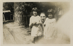 Margarita Rosales, Elena Rosales, and their uncle Carlos Rosales