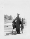 Man and children