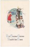 Christmas greeting card: "With Christmas Greetings and the Season's Best Wishes"