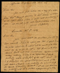 Letter from Captain Henry Shrieve to Collin McKinney