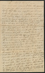 Letter from Daniel McKinney to James McKinney about sale of land