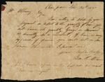 Letter from Benjamin R. Milam to Collin McKinney