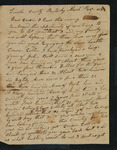 Letter from Archibald Burton to Collin McKinney informing him about his wellness and acres of land