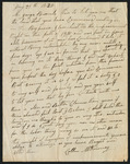 Letter from Collin McKinney to George Breenle about a certain piece of land