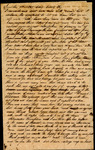 Letter from Betsey McKinney to Collin McKinney complaining of hard times