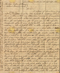 Letter from Issac Denton to Collin McKinney informing him of general wellbeing