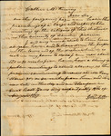 A letter to Collin McKinney concerning the residents of the Red River district in the Republic of Texas