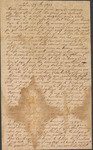 Letter from McKinney C. McKinney to Betsey McKinney stating the affairs of things