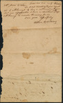 Letter from William B. William to Collin McKinney asking that someone receive some money for him