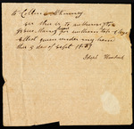 Letter from Joseph Hamlick to Collin McKinney