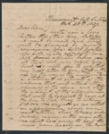 Letter from D. Sample to Collin Mckinney stating the cost of the new line to Red River