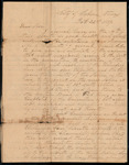 Letter from D. Sample to Collin Mckinney stating the cost of the new line to Red River