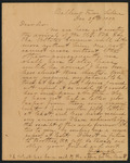 Letter from D. Sample to Collin McKinney informing him that he is awaiting the arrival of the governor