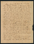 Letter from Archibald Frye to Collin McKinney on matter regarding Huston