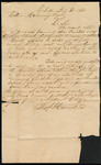 Letter from Thomas Cornelius to Collin Mckinney about the decision of congress to split Red River county up