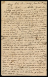 Letter from Margaret James to Collin and Elizabeth McKinney informing them about the death of her Mother