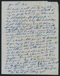 Letter from Archibald Burton to Collin McKinney informing Collin of the death of George Burton