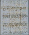 Letter from Joseph J. [Mautwas] to Collin McKinney letting him know that the wagons have broken down due to bad roads, but the lumber is safe