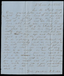 Letter from B. R. Milam to Collin and Elizabeth McKinney